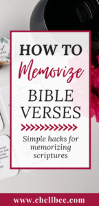 Memorize Scripture | Learn these 5 simple tips to memorizing scripture. These tips are perfect bible study beginners who want to strengthen there spiritual relationship. Memory verse | Bible Memorization | how to memorize scripture | bible study ideas | Bible study tips | bible journaling tips #bibleverse #biblestudy #scripturestudy #memorizescripture